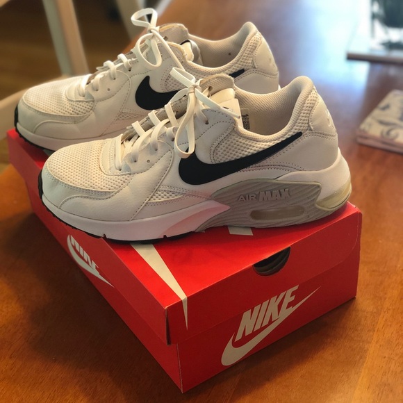 Nike Air Max Excee White Black Grey Women Running Sneakers - Sz 9 - Picture 5 of 7